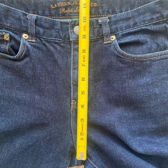 Lauren Ralph Lauren Jeans Bootcut sz 4 Dark Wash - Picture 7 of 11